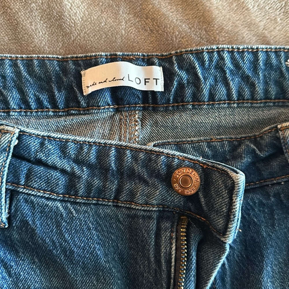 Loft Wide Leg Curvy Jean